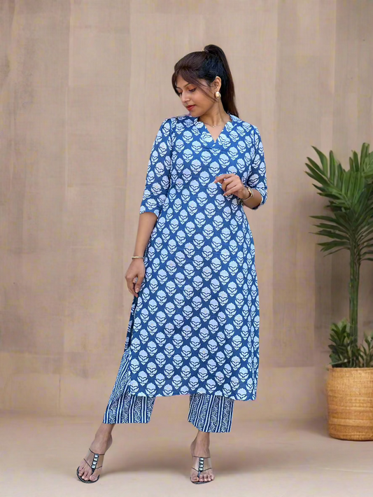 Nyla Cotton Kurti Set