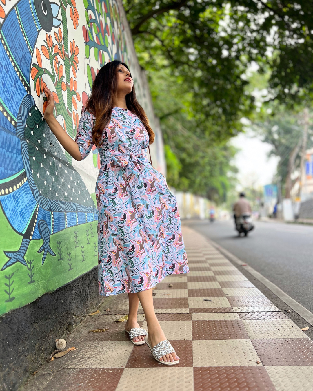 Petals and Bow Dress