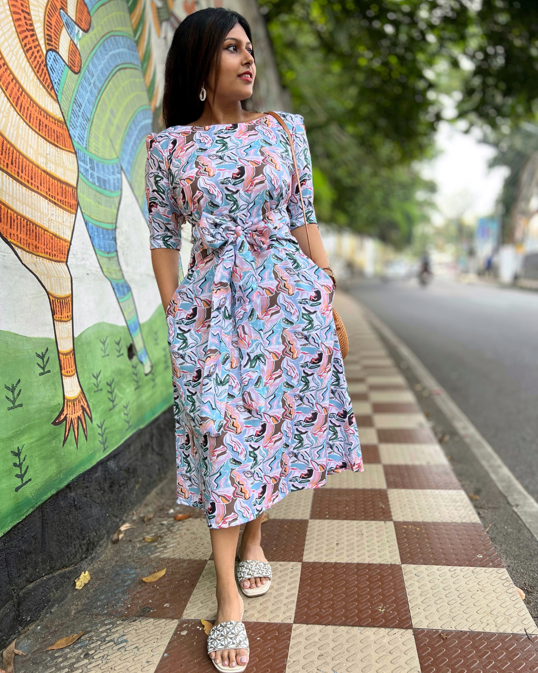 Petals and Bow Dress